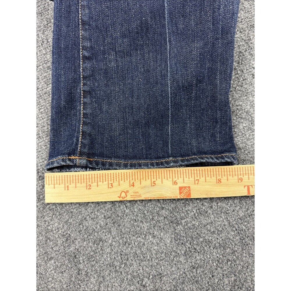 7 For All Mankind Flare Jeans Women's 30 Blue Dark Wash - Picture 12 of 12